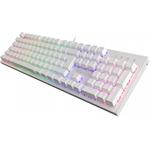 Genesis THOR 303 mechanická klávesnica, US layout, RGB, software, Outemu Brown, biela
