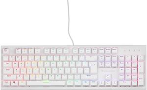 Genesis Thor 303 RGB herná mechanická klávesnica, Outemu Peach Silent, US layout, biela
