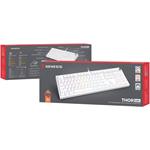 Genesis Thor 404, herná mechanická klávesnica, US, biela