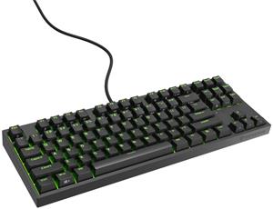 Genesis Thor 404 RGB herna mechanická klávesnica, Gateron Yellow Pro, US layout, čierna