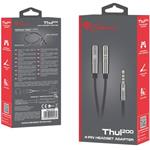 Genesis Thul 200 premium 4-PIN adaptér slúchadiel PS4, PC, Smartphony