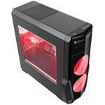Genesis Titan 800 RED, herná PC skrinka MIDI TOWER USB 3.0