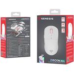 Genesis Zircon XIII, herná bezdrôtová myš, biela, (rozbalené)