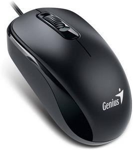 Genius DX-110, drôtová myš, 1000 dpi, USB, čierna