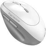 Genius Ergo 8350S, bezdrôtová, vertikálna, 2.4Ghz+BT, tichá myš, bielo-sivá