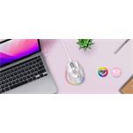 Genius Ergo 9000S Pro, bezdrôtová, vertikálna, 2.4Ghz+BT, tichá myš, sivá