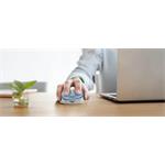 Genius Ergo 9000S Pro, bezdrôtová, vertikálna, 2.4Ghz+BT, tichá myš, sivá