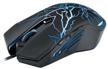 Genius gaming X-G300 drôtová/ 2000 dpi/ USB/ černá/ 6 tlačítek