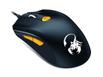 Genius GX Gaming Scorpion M8-610, drôtová myš, 8200 dpi, 6 tlačidiel, USB, čiernožltá