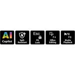 Genius KB-123, klavesnica, USB, Copilot, SK/CZ, čierna