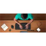 Genius KB-7123, bezdrôtová klávesnica 2,4Ghz +USB-C, AI-Copilot, CZ+SK layout, čierna