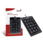 Genius NumPad i110, drôtová numerická klávesnica, USB, čierna