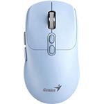 Genius NX-8080S, bezdrôtová, 2.4Ghz+BT, tichá myš, modrá