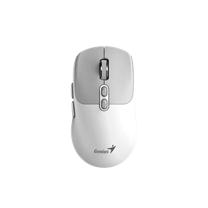 Genius NX-8080S, bezdrôtová, 2.4Ghz+BT, tichá myš, sivá