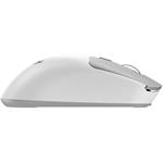 Genius NX-8260S, bezdrôtová, 2.4Ghz+BT, tichá myš, bielo-sivá