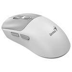 Genius NX-8260S, bezdrôtová, 2.4Ghz+BT, tichá myš, bielo-sivá