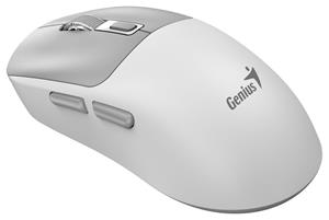 Genius NX-8260S, bezdrôtová, 2.4Ghz+BT, tichá myš, bielo-sivá