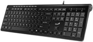Genius SlimStar 230, klávesnica, čierna