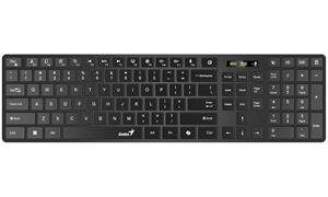 Genius SlimStar 7250BT, bezdrôtová klávesnica, 2,4 GHz, BT 5.0, Copilot, čierna