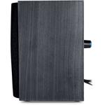 Genius SP-HF160, 2.0, 4W, reproduktory, drevené, čierne