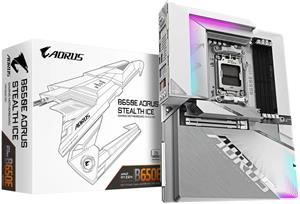 Gigabyte AORUS B650E STEALTH ICE, AMD B650E, AM5, 4xDDR5, ATX