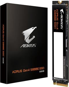 Gigabyte AORUS Gen4 5000E 500GB SSD M.2 NVMe Čierna 5R