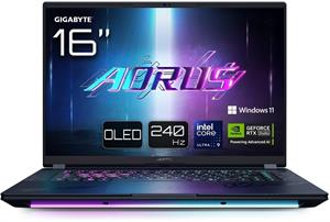 Gigabyte AORUS MASTER 16, BYHC5EEE64SP, čierny