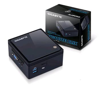 Gigabyte BRIX GB-BACE-3150, N3150 2.08 GHz, DDR3L-1600, HDMI, USB 3.0, microSD