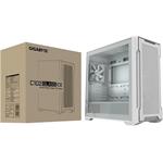 GIGABYTE C102 GLASS ICE, Midi-Tower, biela