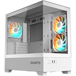 GIGABYTE C201 PANORAMIC ICE, Midi-Tower, biela