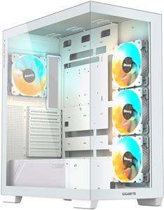 GIGABYTE C500 PANORAMIC STEALTH, Midi-Tower, biela