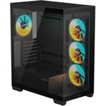 GIGABYTE C500 PANORAMIC STEALTH, Midi-Tower, čierna