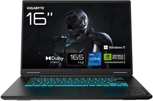 Gigabyte GAMING A16 CWHI3CZC94SH, čierny