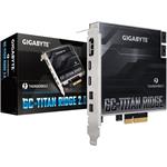 GIGABYTE GC-TITAN RIDGE 2.0, prídavná karta s certifikáciou Intel Thunderbolt 3, USB Type-C, DisplayPort