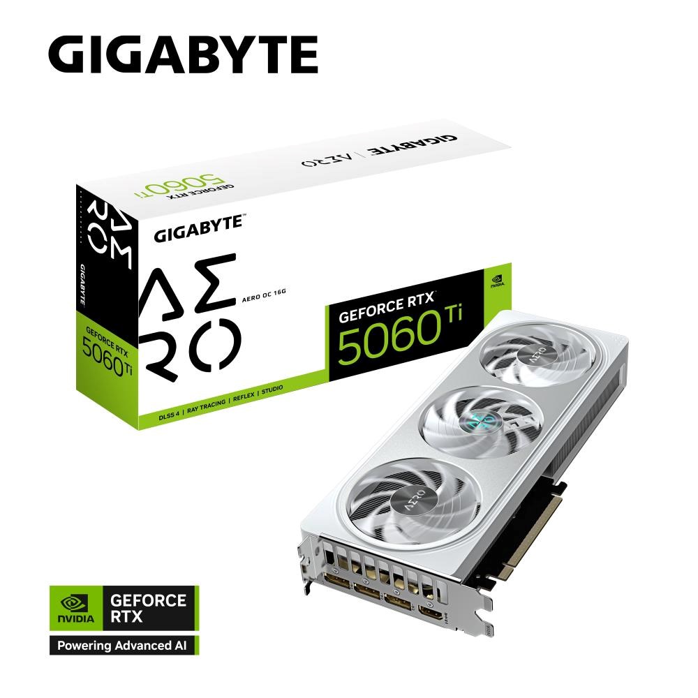 GIGABYTE GeForce RTX 5060 Ti AERO OC 16G