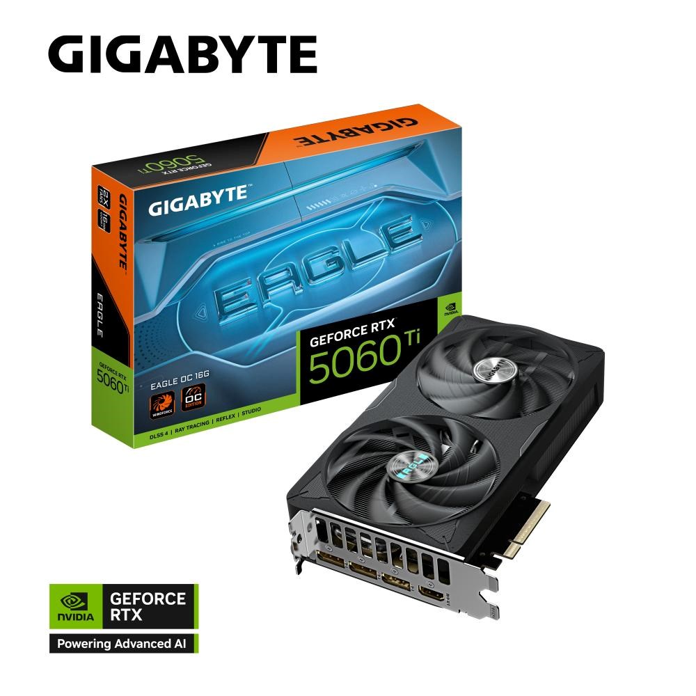 GIGABYTE GeForce RTX 5060 Ti EAGLE OC 16G, 16G