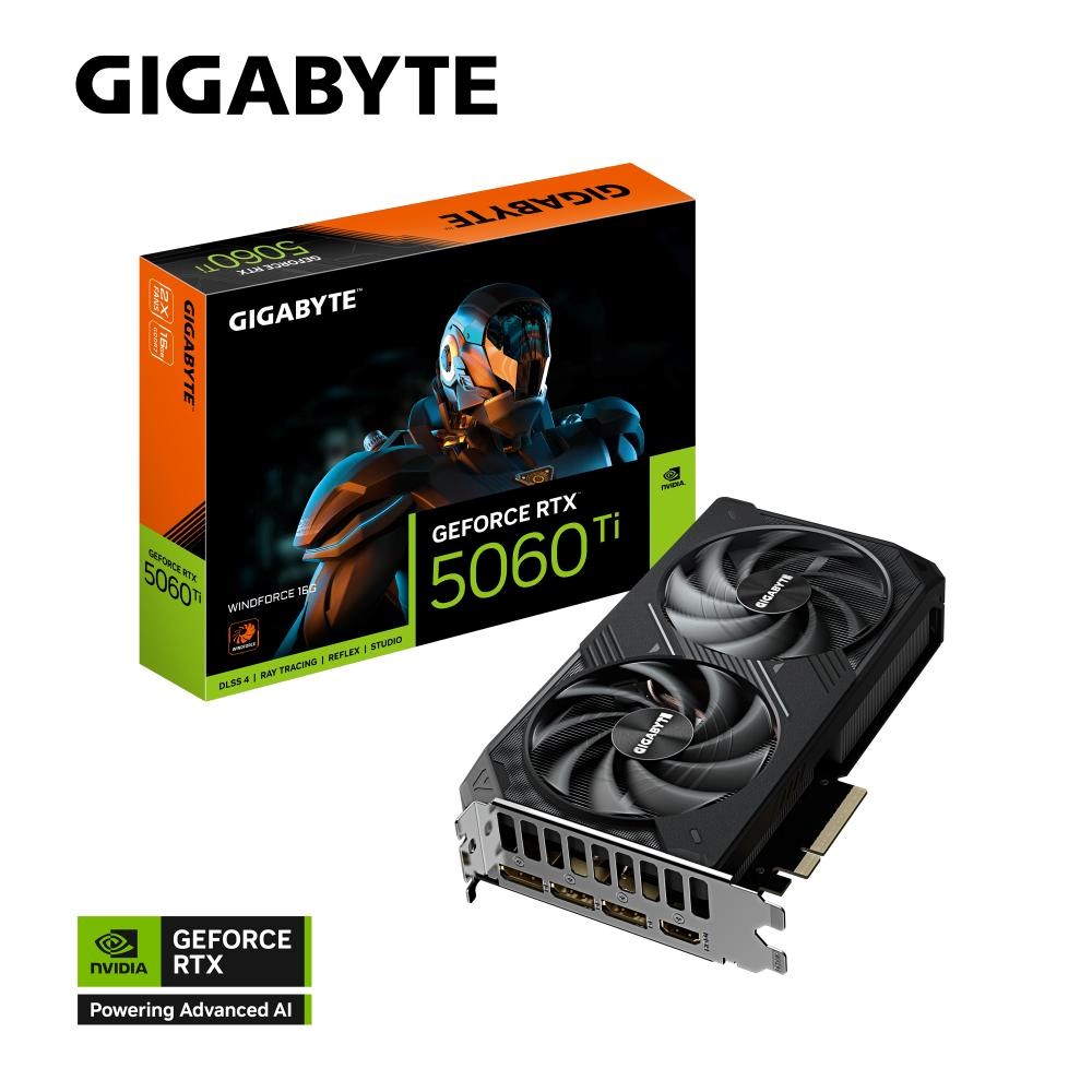 GIGABYTE GeForce RTX 5060 Ti WINDFORCE 16G