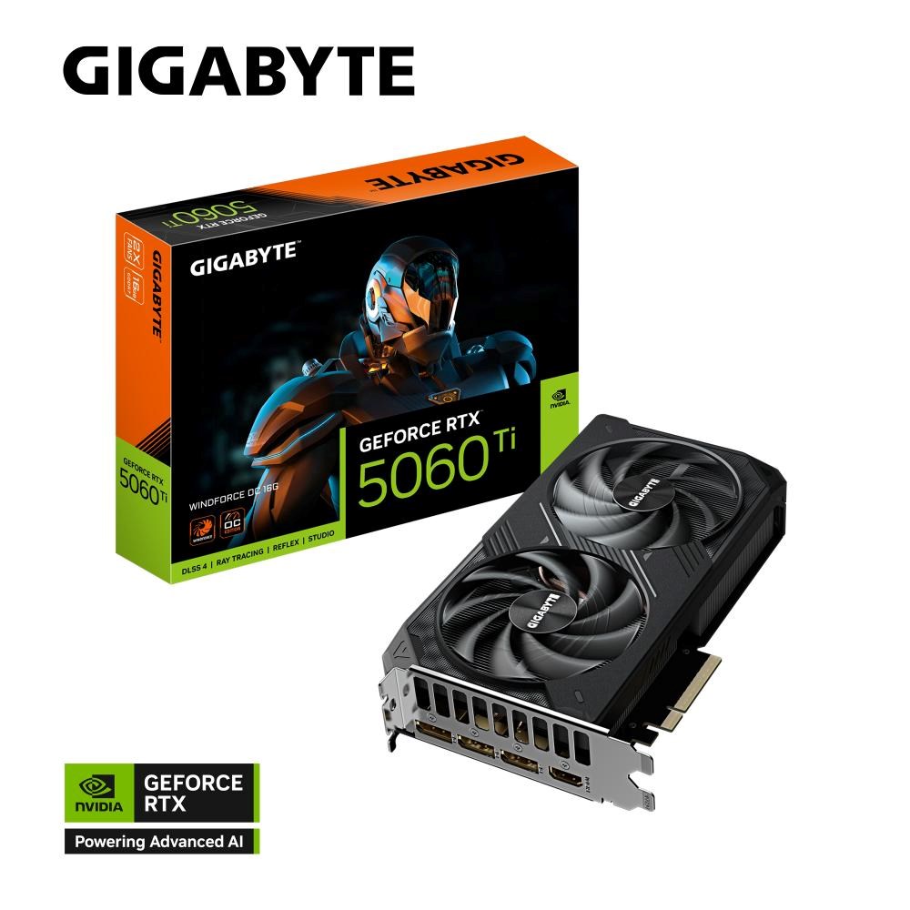 GIGABYTE GeForce RTX 5060 Ti WINDFORCE OC 16G