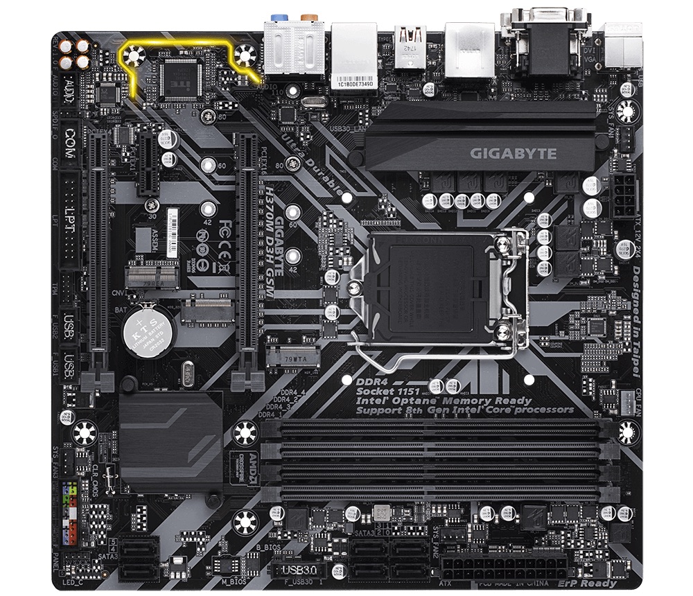 GIGABYTE H370M D3H GSM (rev. 1.0)