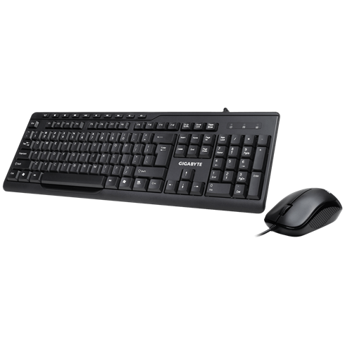 Gigabyte KM6300M Wired combo set keyboard US + mouse (up to 1000dpi)