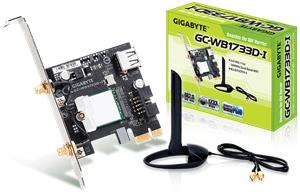 GIGABYTE PCI-E Wifi+BT 1733MBps 802.11a/b/g/n/ac
