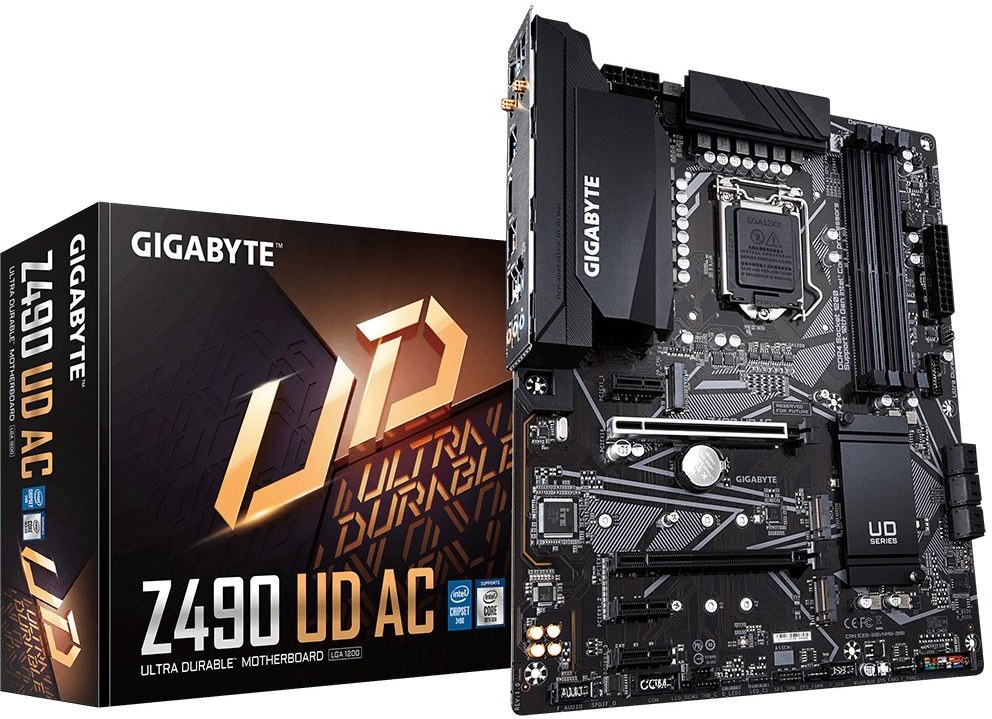 Gigabyte z490 ud горит светодиод vga