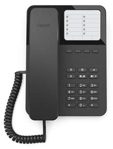 Gigaset DESK 400 Black, stolný telefón
