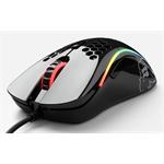 Glorious PC Gaming Race Model D Gaming Mouse, lesklá, čierna
