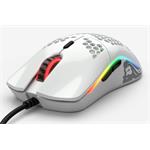 Glorious PC Gaming Race Model O Gaming Mouse, lesklá, biela