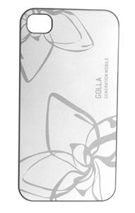 GOLLA pevný kryt pro iPhone 4 LIQD G1190, stříbrná - kolekce 2011