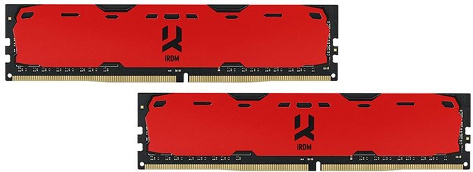 Goodram IRDM DDR4 2400MHz, 2x4GB, červené