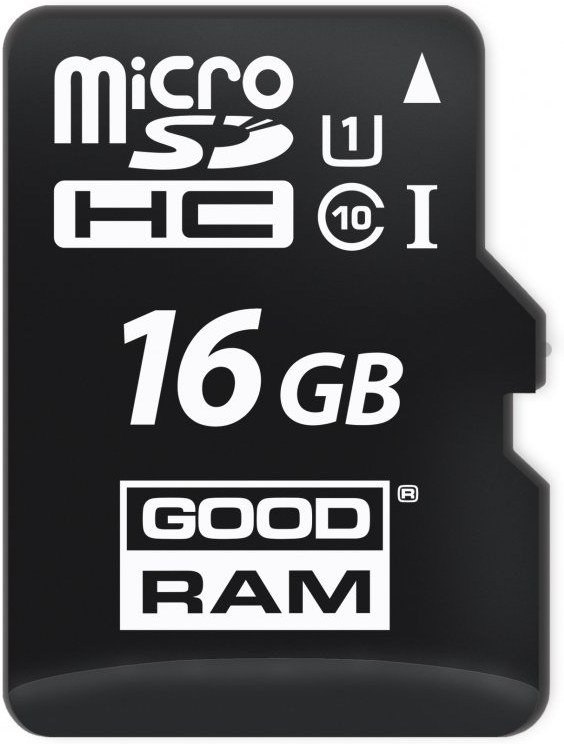 Goodram microSDHC 16GB + adaptér