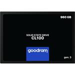 GOODRAM SSD CL100 Gen.3 960GB SATA III 7mm, 2.5"