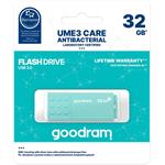 Goodram UME3 Care, 32 GB, azúrový